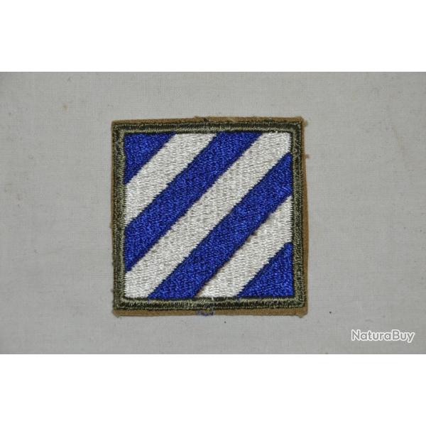 INSIGNE AMERICAIN US 3 DIVISION-WW2 US ARMY 3th INFANTRY DIVISION PATCH-LIBERATION 1944