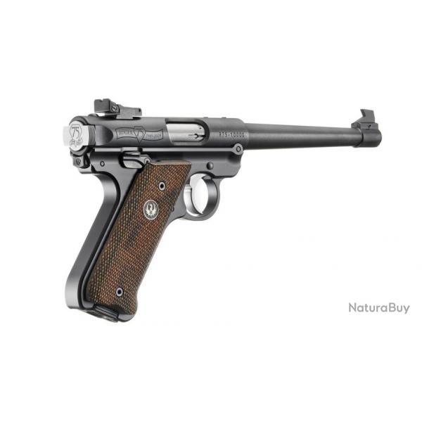 Pistolet Ruger Mark IV Standard 22Lr 6"88 10 Cps 75eme Anniversaire