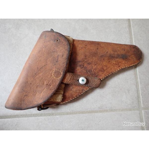 Holster, tui pour revolver 1882 ou 1882/29. Rglementaire suisse.