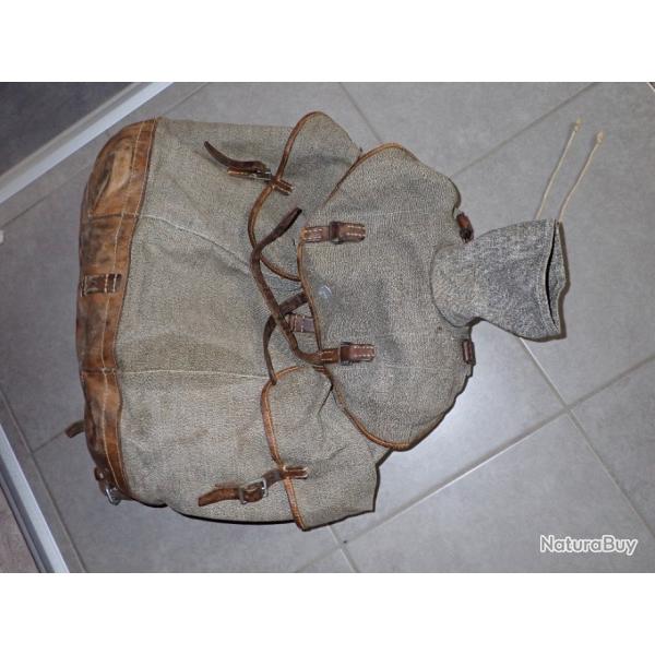 Rare sac  dos Arme Suisse pour chasseur alpin. Gebirgsjger