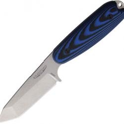 Couteau Bradford Guardian 3.5 Tanto Blk/Blue Manche G10 Lame Acier N690 Etui Cuir USA BRAD35T113 Z