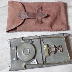 LANTERNE à BOUGIE,  PLIABLE, TYPE MONJARDET SUISSE, dans sa housse d'origine