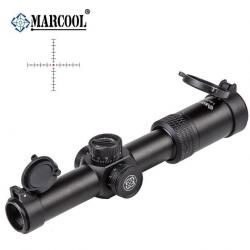 MARCOOL 1-6X24 HD SFP lunette de chasse deuxième plan Focal point rouge