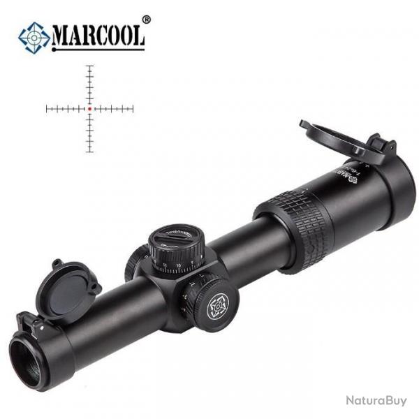 MARCOOL 1-6X24 HD SFP lunette de chasse deuxime plan Focal point rouge