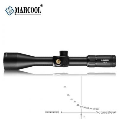 Marcool EVV 6-24X50 FFP pistolet vue optique avec Rail anneaux de ...