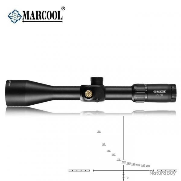 Marcool EVV 6-24X50 FFP pistolet vue optique avec Rail anneaux de montage