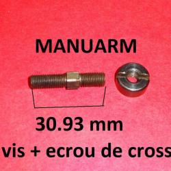 vis + écrou de crosse MANUARM longueur 30.80 mm MANU ARM - VENDU PAR JEPERCUTE (D23B827)