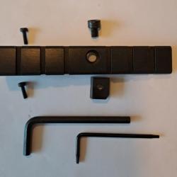 RAIL PICATINNY NEUF EN ACIER POUR LUNETTE DE TIR, POUR FUSIL ENFIELD N° 4MK1