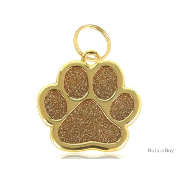 Pendentif patte de chien Dor / Dor pour animaux de compagnie personnalisable