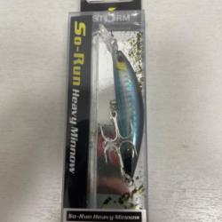 !! LEURRE STORM SO-RUN HEAVY MINNOW 75 COL ANCHOVY