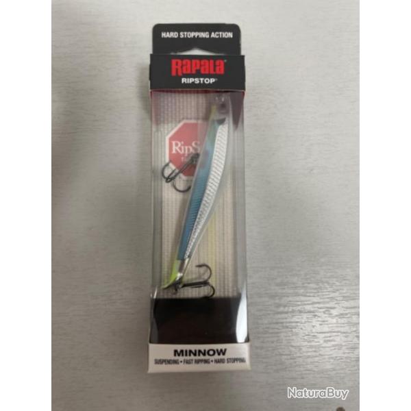 !! LEURRE RAPALA RIPSTOP 9cm COL ALBINO SHINER