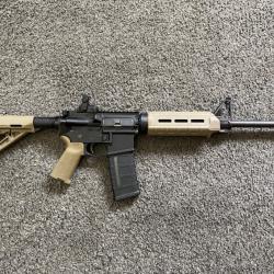 Carabine RUGER AR-556  Style MOE Calibre 223 Rem (Crosse, poignée et garde main Magpul FDE)