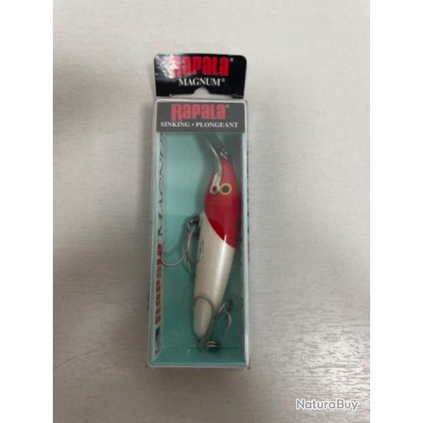 !! LEURRE RAPALA COUNTDOWN MAGNUM 07 COL RED HEAD