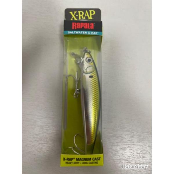 !! LEURRE RAPALA X-RAP MAGNUM CAST 10cm COL PILCHARD