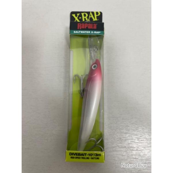 !! LEURRE RAPALA X-RAP MAGNUM 11 cm COL RED HEAD