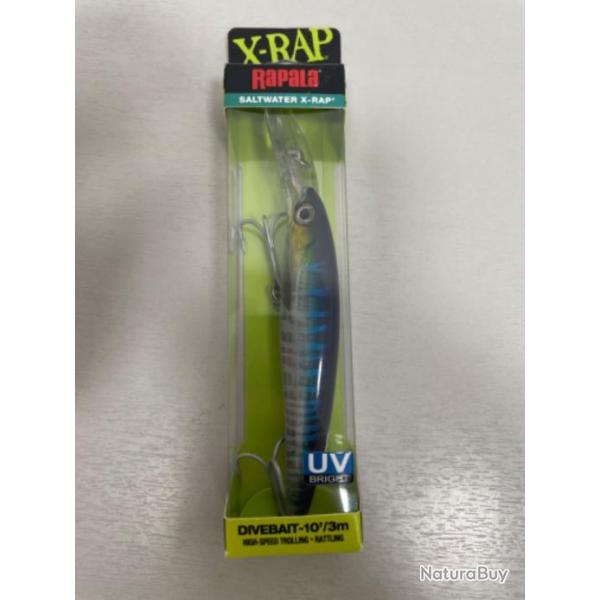 !! LEURRE RAPALA X-RAP MAGNUM 11 cm COL WAHOO UV