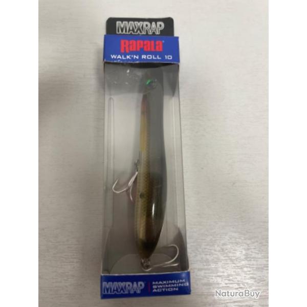 !! LEURRE RAPALA MAXRAP WALK'N ROLL 10 COL FLAKE AYU