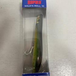 !! LEURRE RAPALA MAXRAP WALK'N ROLL 10 COL FLAKE GREEN