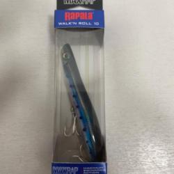 !! LEURRE RAPALA MAXRAP WALK'N ROLL 10 COL HD BLUE SARDINE