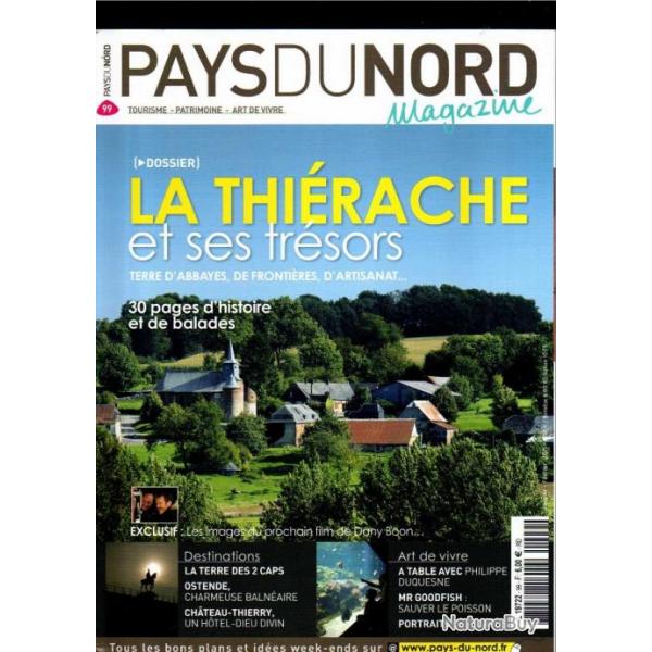 pays du nord magazine 98,97, 92, 99  lot de 4 revues