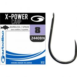 Hameçons GARBOLINO X-Power Carp 2440BN n°8