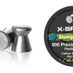 Stoeger boite de 500 plomb a air X-SPORT 4.5mm 0.48g 10 boites / 5000 plombs