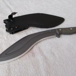 KUKRI USA RMJ TACTICAL/ACIER 80CRV2/BUSHCRAFT/TACTICAL USA /HACHE