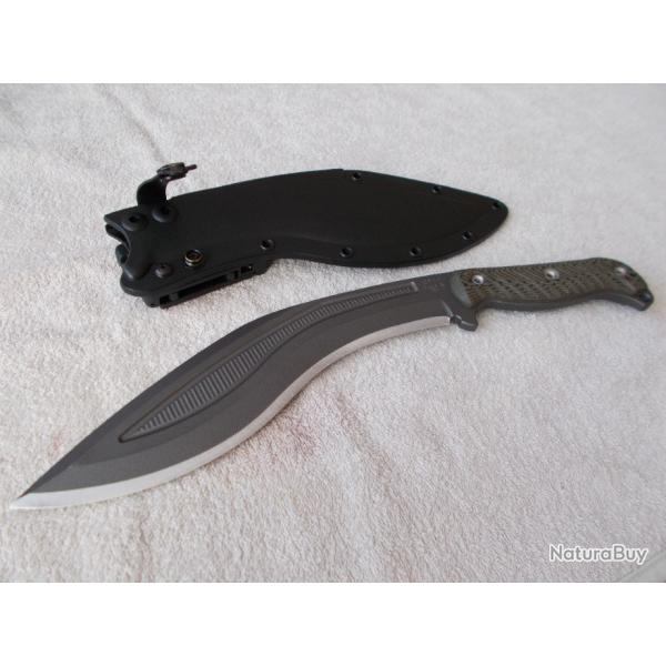 KUKRI USA RMJ TACTICAL/ACIER 80CRV2/BUSHCRAFT/TACTICAL USA /HACHE