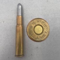 .30-40 Krag ARMY - RARE - marquage : W.R.A.Co.  .30 ARMY - balle nickel pointe arrondie