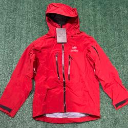 Arc'teryx Beta sv10 Men's Jacket xl7 Red Full Zip Hooded Nylon Membrane