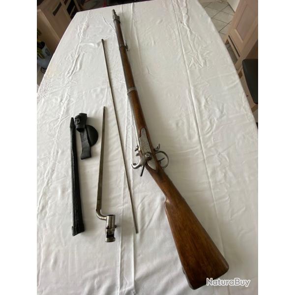 Fusil 1822 T BIS avec sa baonnette