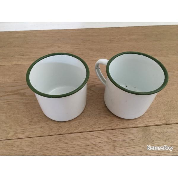 Lot de 2 mugs maills Anglais WW2 ?