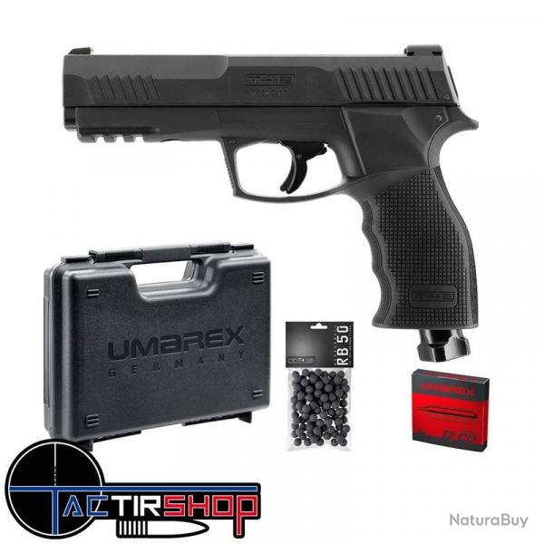 Pack Pistolet de dfense T4E TP50 GEN 2 HDP50 Cal50 - 13J -100 billes, 5 cartouche CO2 et mallette