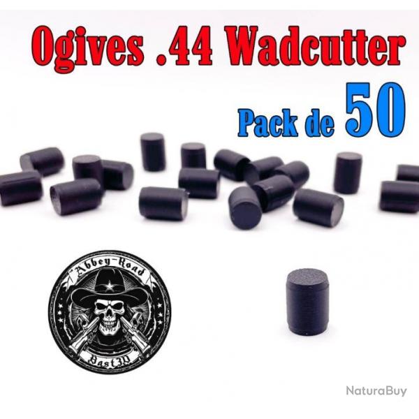 Balle tir rduit .44 ogive Wadcutter plastique - Pack de 50 - Bast3D