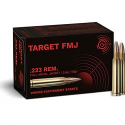 BALLE GECO CAL.223REM TARGET FMJ 3.6G 55GR PAR 250