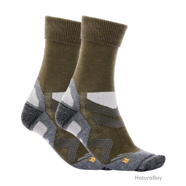 Pack de 2 paires de chaussettes anti-tiques (Couleur: Vert, Taille: 45-47)