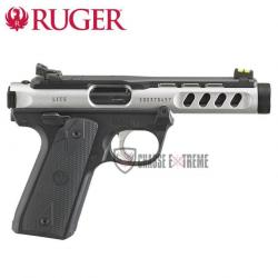 Pistolet RUGER MARK IV 22/45 Lite Anodisé Canon Noir Fileté calibre 22Lr - Optic Ready