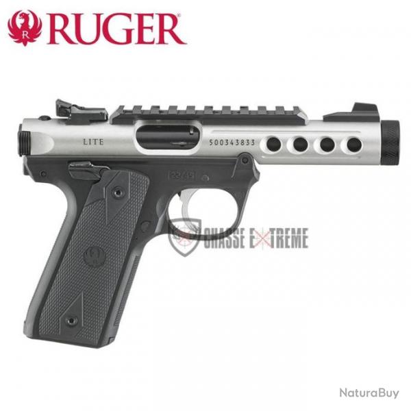 Pistolet RUGER MARK IV 22/45 Lite Anodis Canon Noir Filet calibre 22Lr