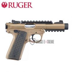 Pistolet RUGER MARK IV 22/45 Cerakote Brown Cal 22Lr