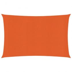 Voile d'ombrage 160 g/m² orange 3,5 x 4,5 m PEHD 02_0009240