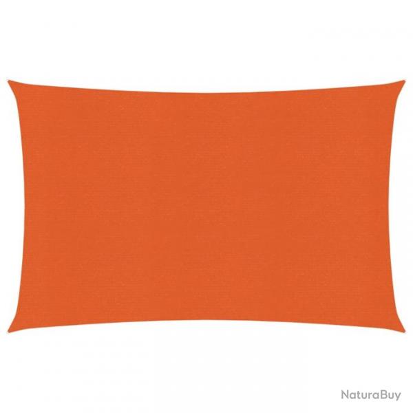 Voile d'ombrage 160 g/m orange 3,5 x 4,5 m PEHD 02_0009240