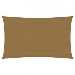 Voile d'ombrage 160 g/m² taupe 5 x 8 m PEHD 02_0009334