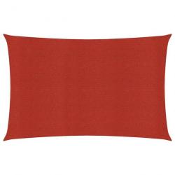 Voile d'ombrage 160 g/m² rouge 5 x 7 m PEHD 02_0009289