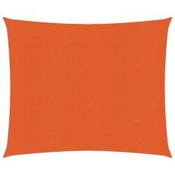 Voile d'ombrage 160 g/m² orange 3 x 3 m PEHD 02_0009243