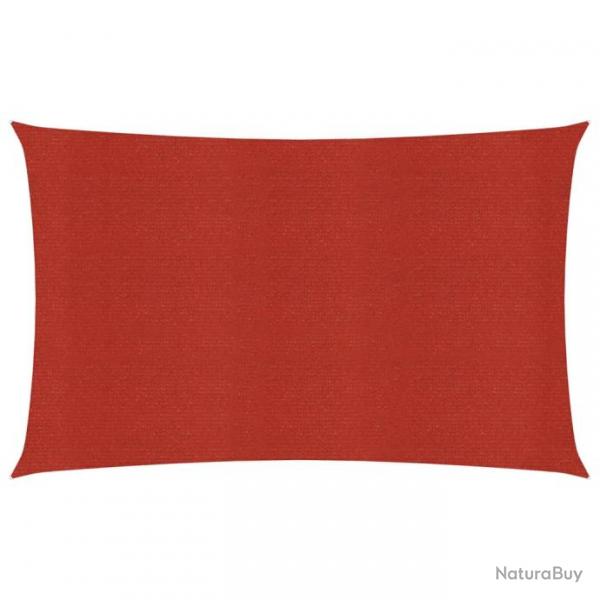 Voile d'ombrage 160 g/m rouge 3 x 6 m PEHD 02_0009273