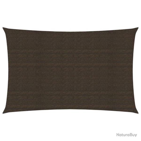 Voile d'ombrage 160 g/m marron 4 x 6 m PEHD 02_0009170