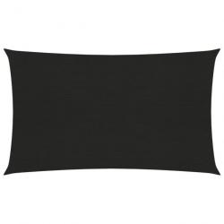 Voile d'ombrage 160 g/m² noir 4 x 7 m PEHD 02_0009217