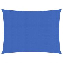 Voile d'ombrage 160 g/m² bleu 2,5 x 3,5 m PEHD 02_0009048