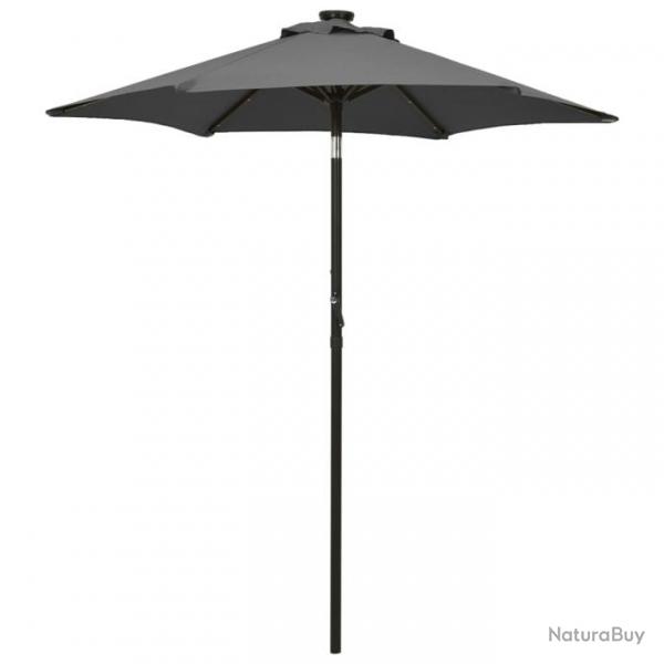 Parasol avec lumires led anthracite 200 x 211 cm aluminium 02_0008089