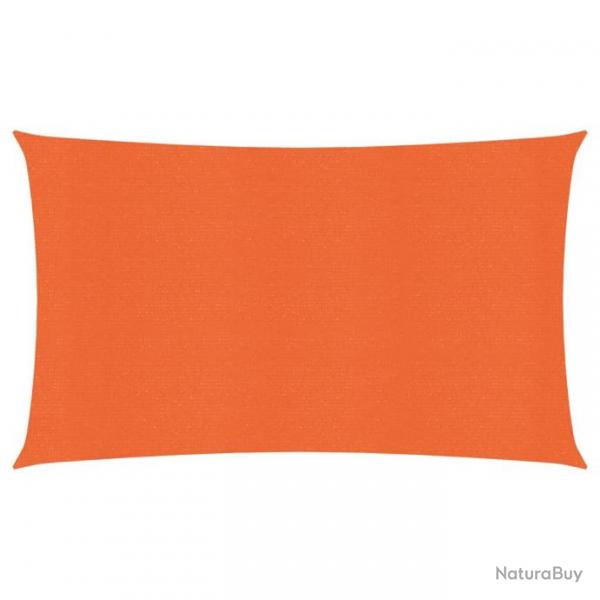 Voile d'ombrage 160 g/m orange 2,5 x 5 m PEHD 02_0009233